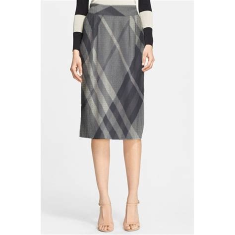 burberry london satin nova check plaid skirt|Burberry's Checked Skirts Are Celebrity.